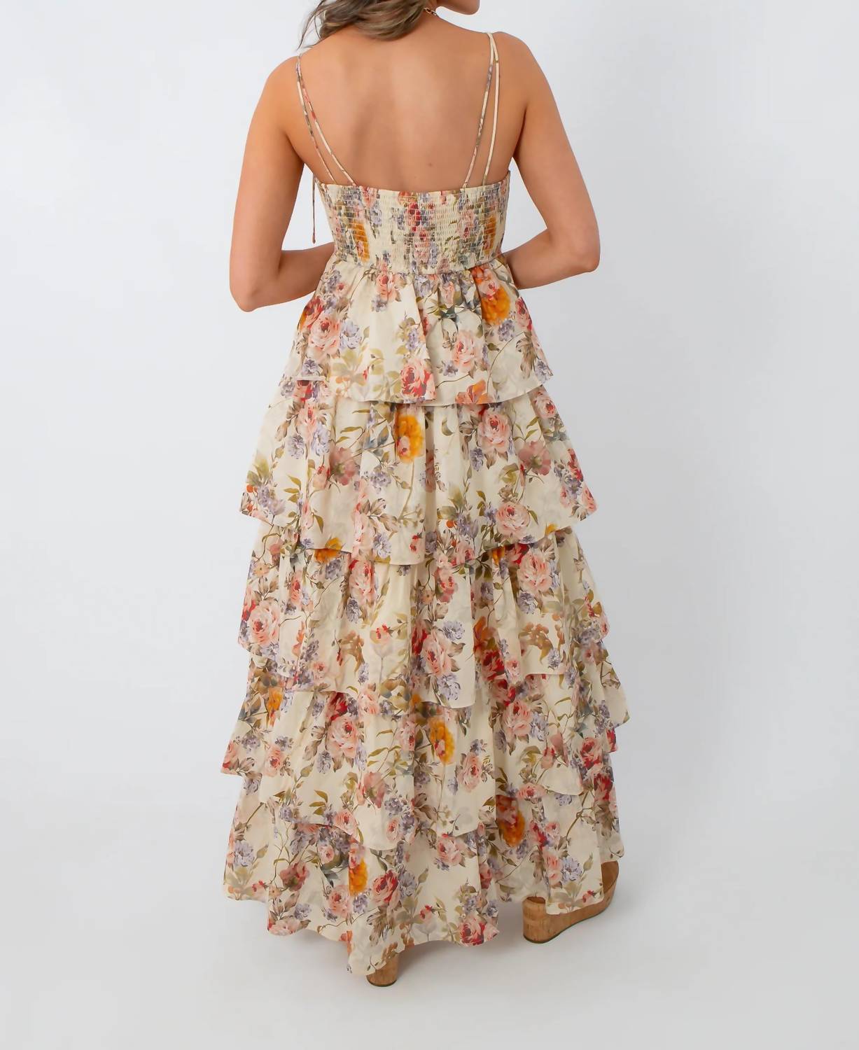 In February - Wildflower Tiered Maxi Dress