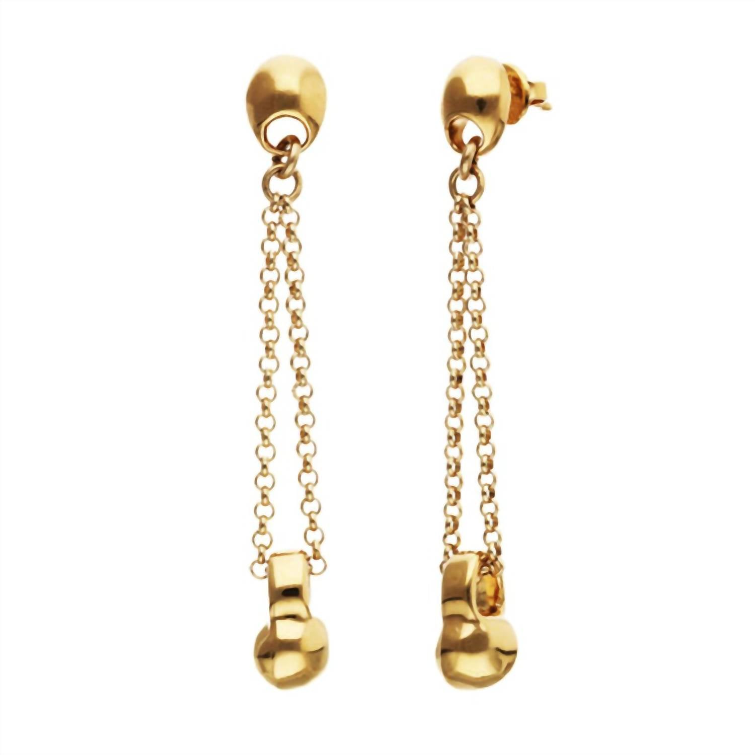 Unode50 - Women's Long Chain And Dial Earrings