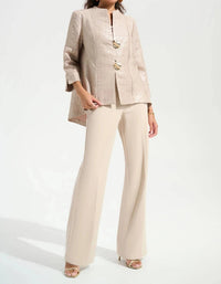 Joseph Ribkoff - Textured 3/4 Sleeve Trapeze Jacket