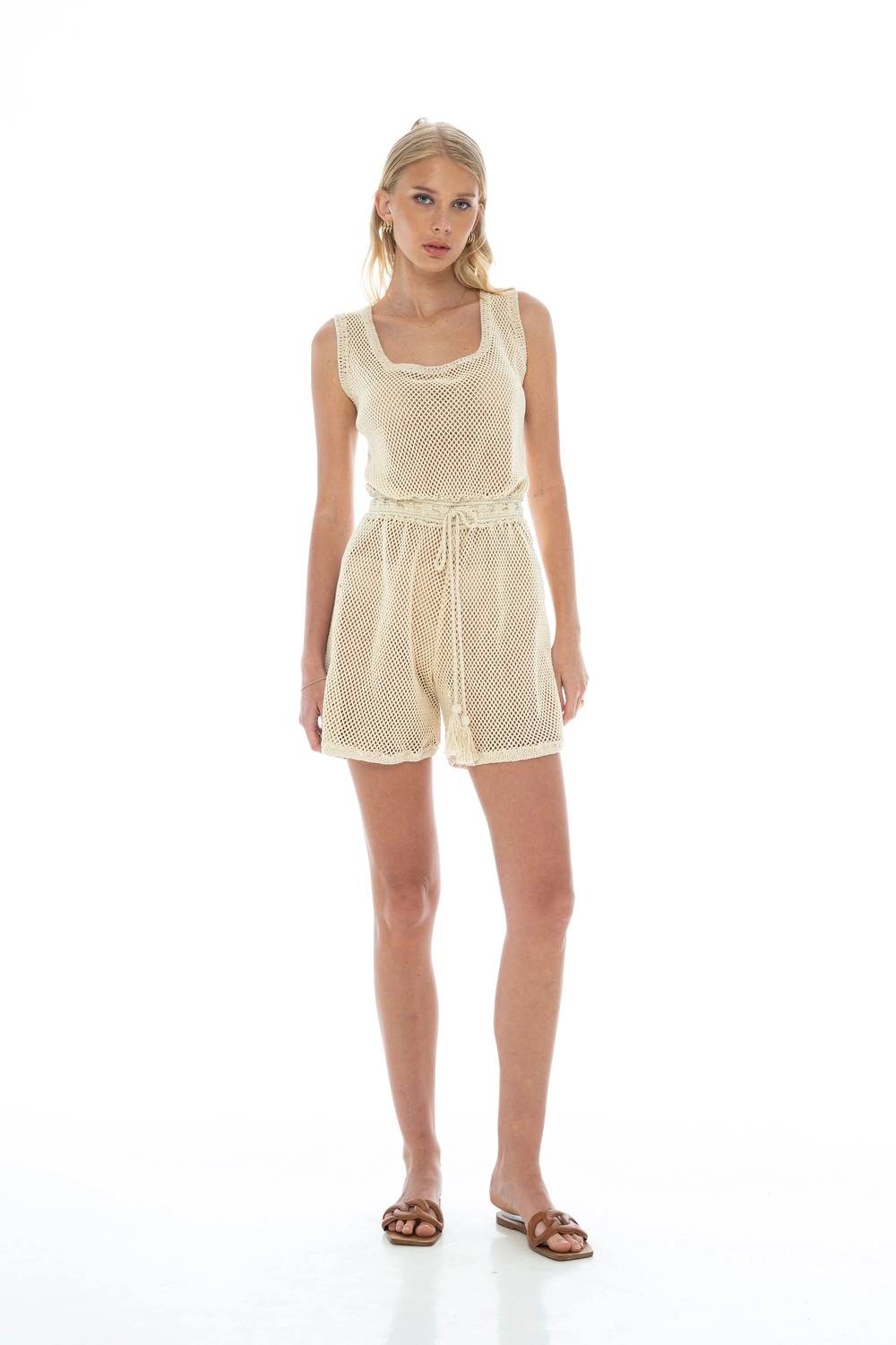 Phie Collective - Mesh Short Romper