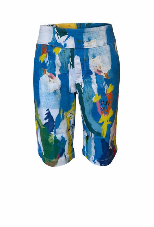 Ethyl - Women's Contemporary Print Pull On Shorts