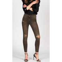 BLACK ORCHID Carmen High Rise Ankle Fray Jean in party favors - women's jeans