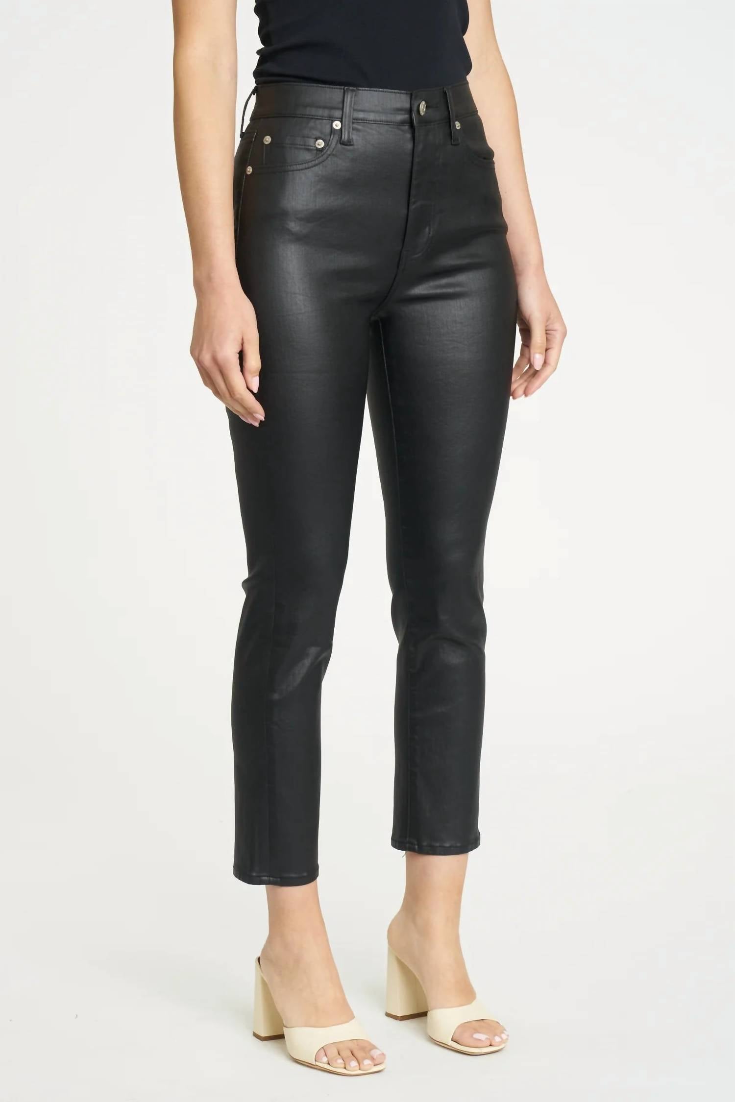 Daze - Coated Asphalt Daily Driver High Rise Pant