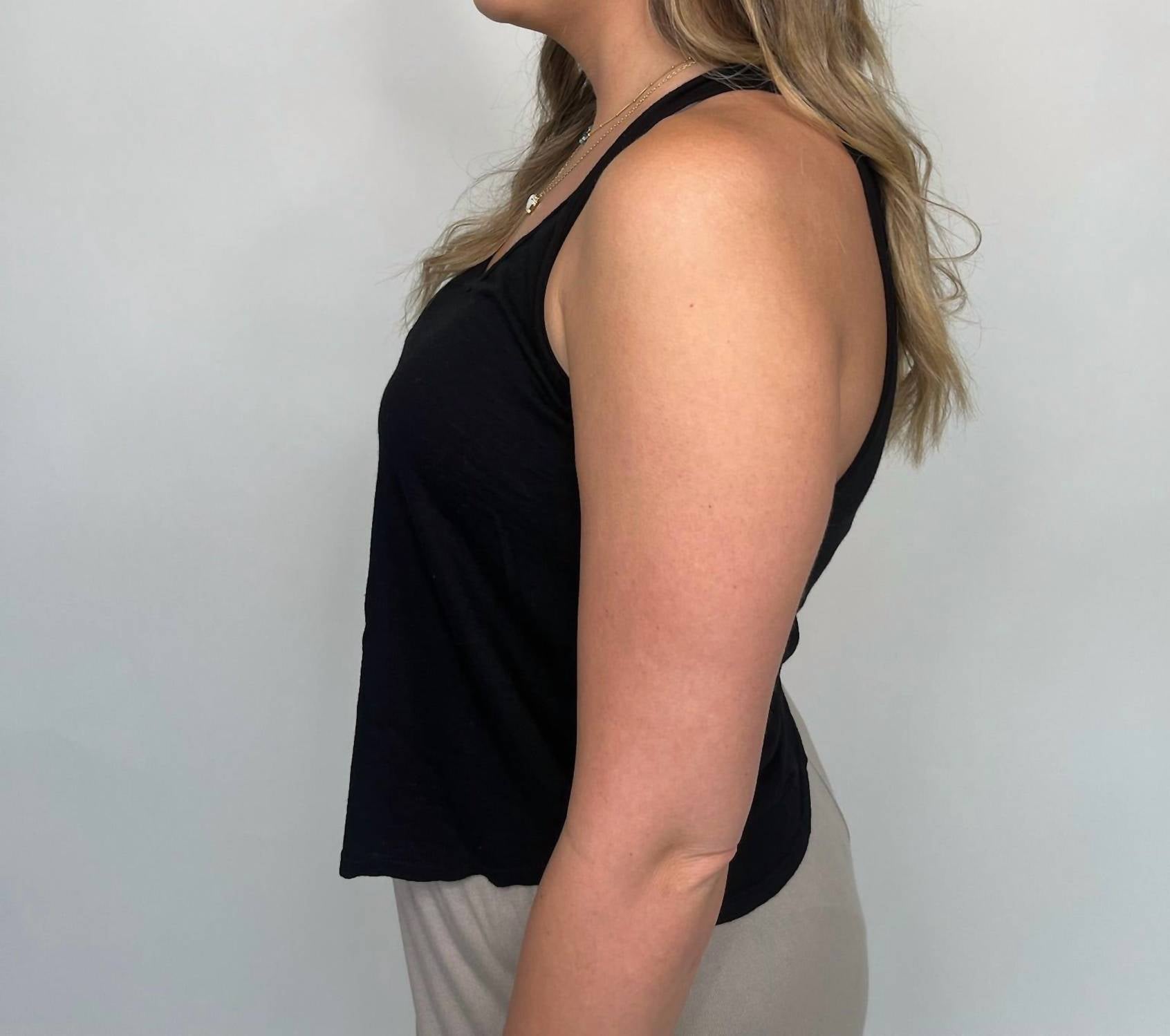 LAmade New Boyfriend Tank in black - women's tank top - alternate view
