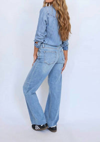 Hidden - Logan Wide Leg Dad Jeans