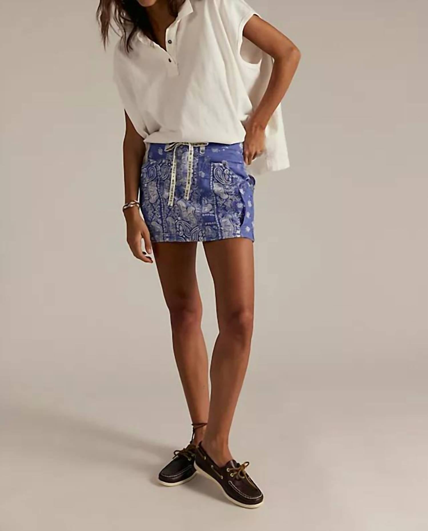 Free People - River Canyon Printed Mini Skirt