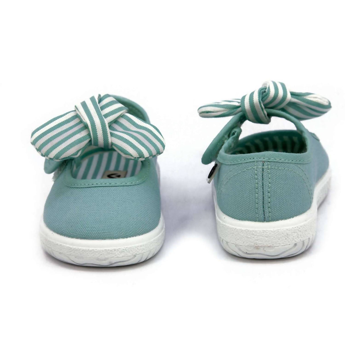 Victoria - Girls' Slip On Canvas Bow Shoes