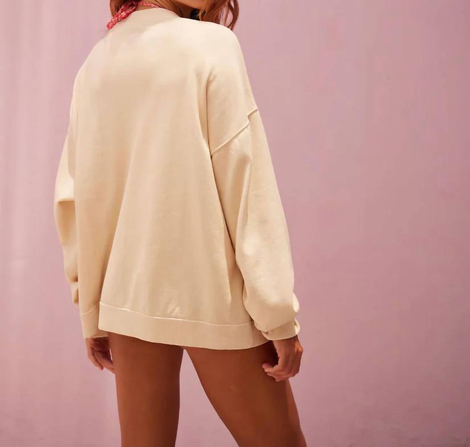 Roxy - Lineup Oversized Crew Neck Sweatshirt