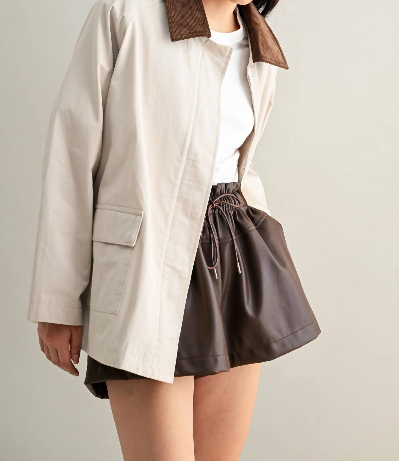 Mable - Collared Oversized Jacket