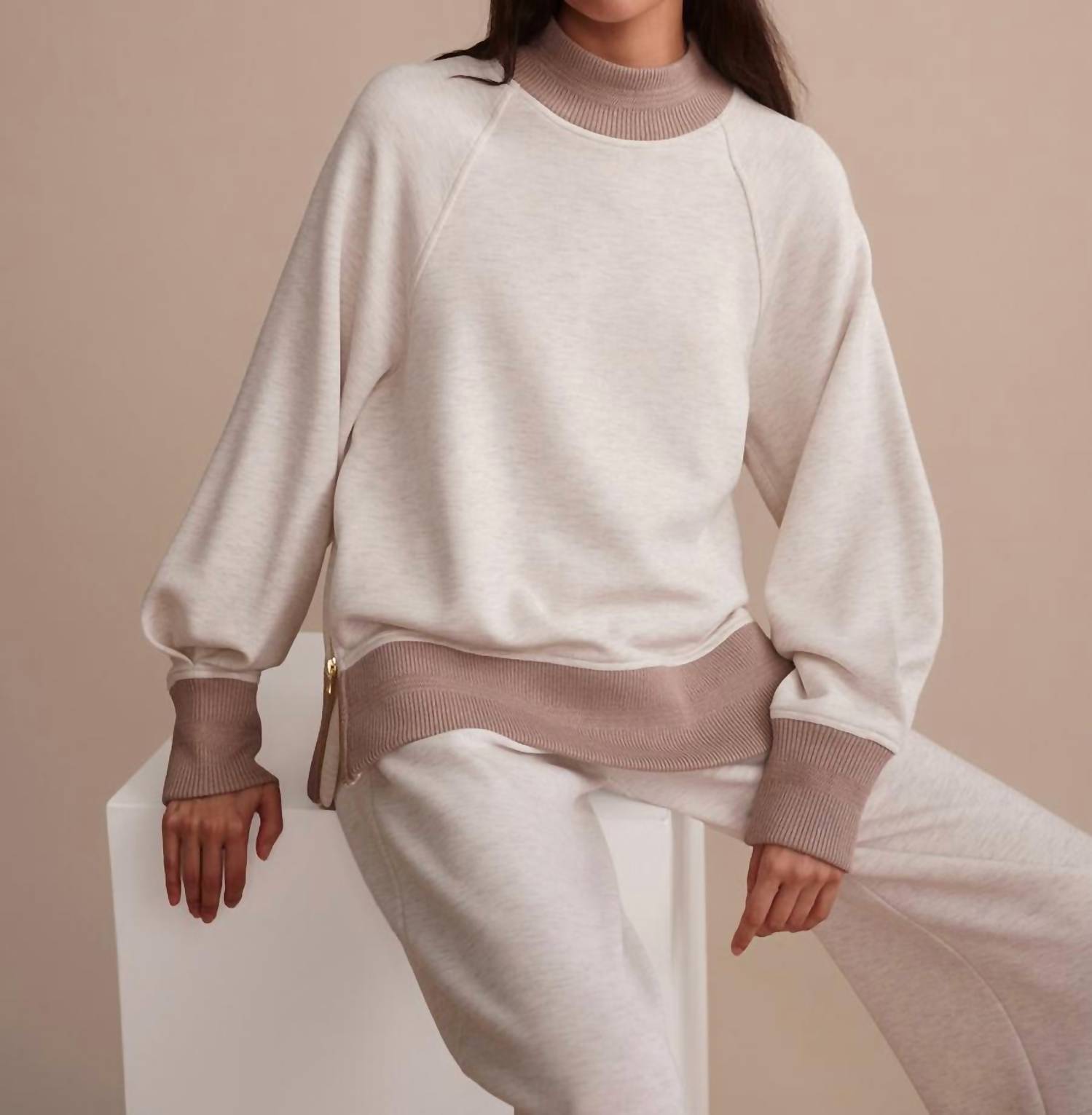 Varley - Loxley Raglan Boyfriend Sweater