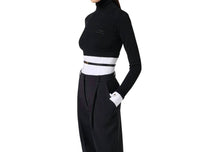 Elisabetta Franchi - Knit And Cotton Poplin Top