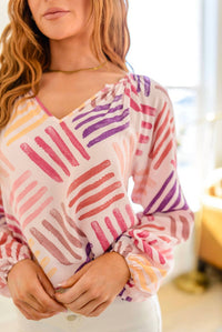 Andree By Unit - Stamp Of Happiness Top