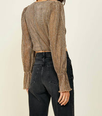 Line And Dot - Jordie Long Sleeve Blouse