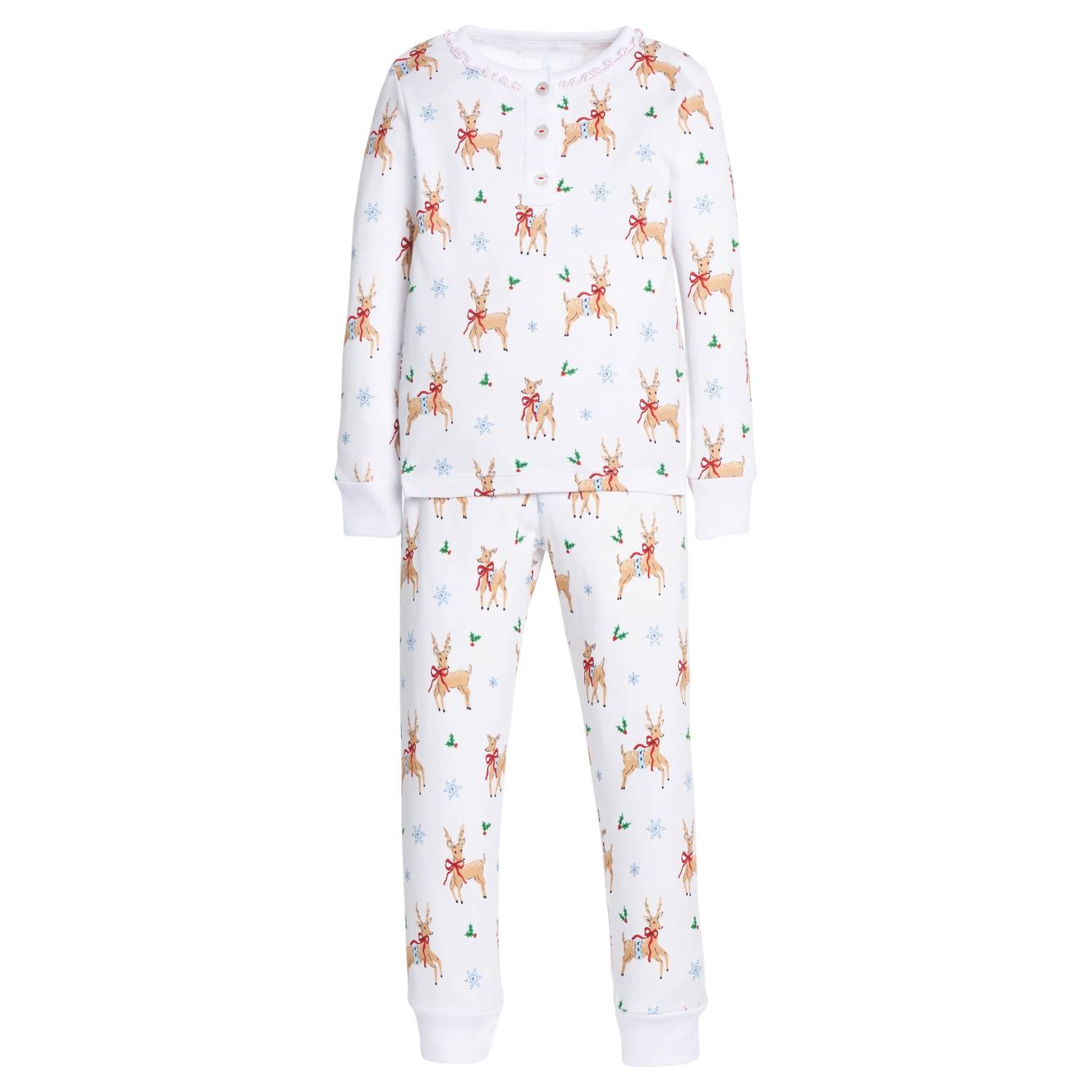 Little English - Kid's Ruffled Printed Jammies
