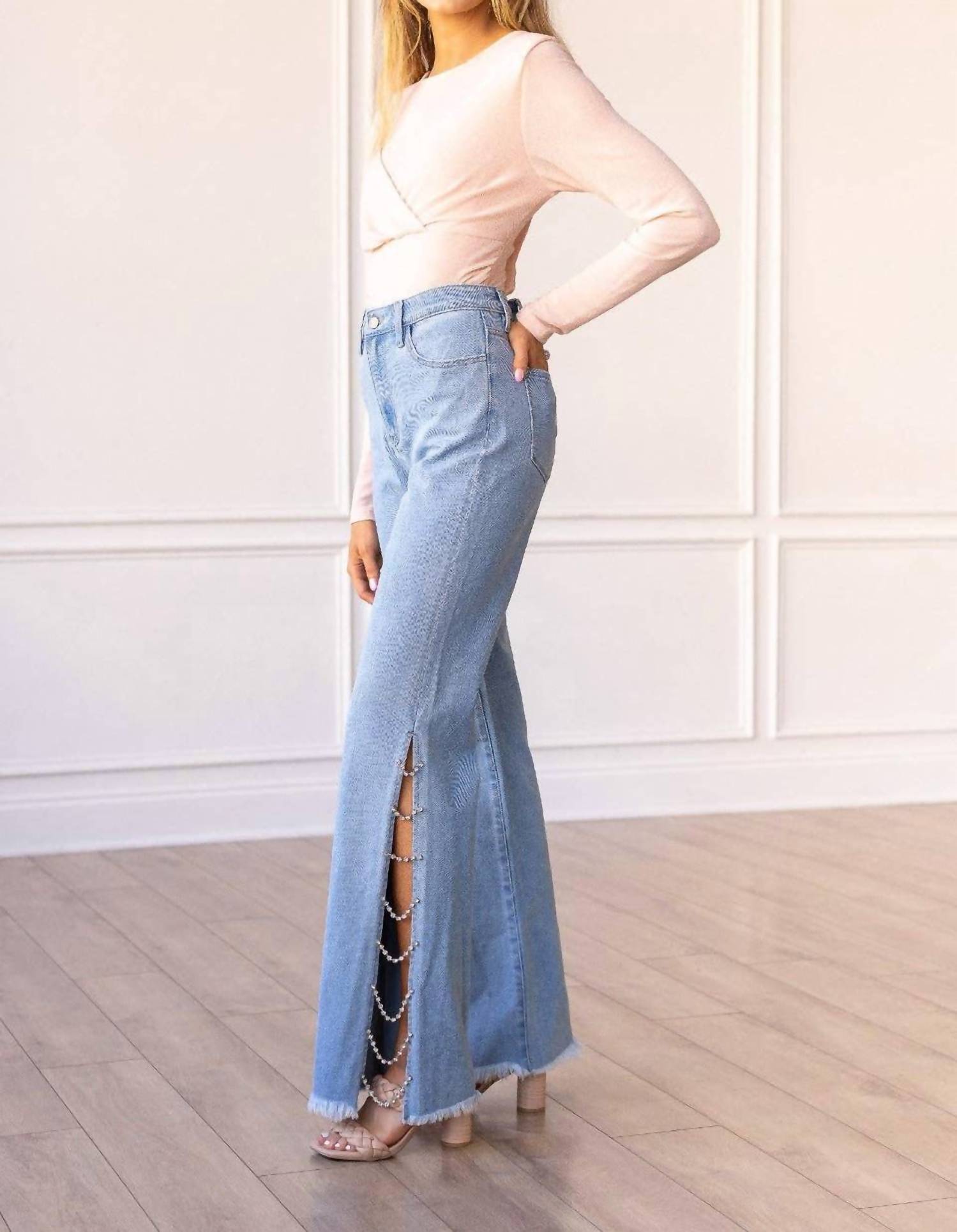 Southern Grace - Starla Crystal Detail Jeans