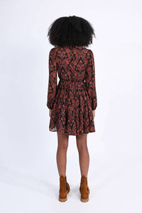 Molly Bracken - Paisley Print Mini Skater Dress
