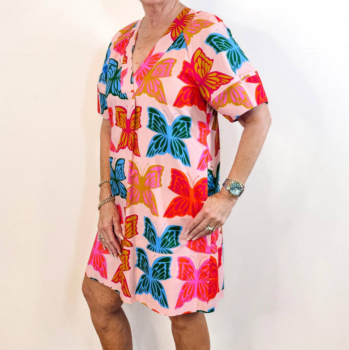 Ivy Jane - Butterflies Shift Mini Dress