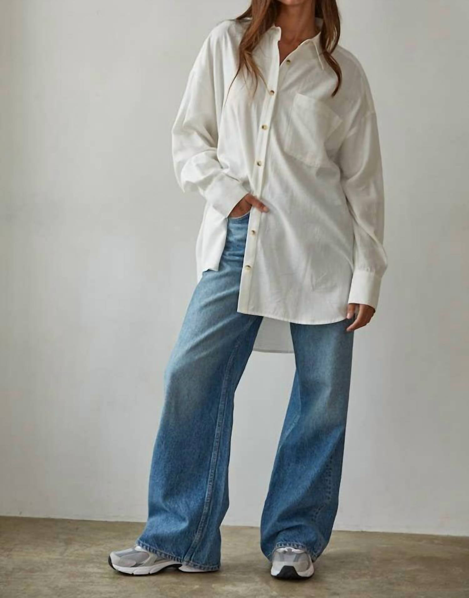 By Together - Jillian Cotton Button Down Shirt