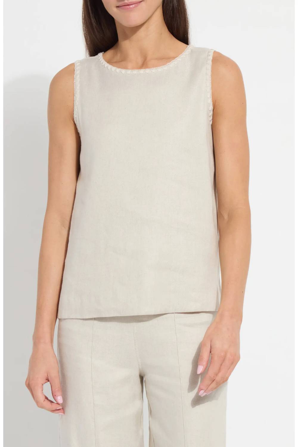 Lysse - Gabriela Embroidered Detail Blend Tank