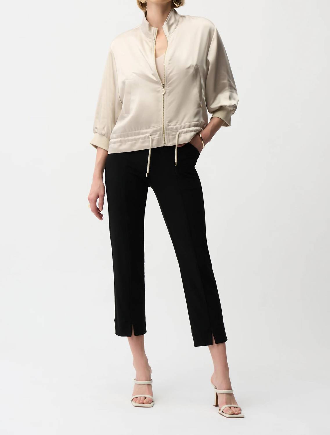 Joseph Ribkoff - Silky Knit Pull On Crop Pants