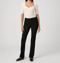 Paige - High Rise Manhattan Boot Cut Jeans
