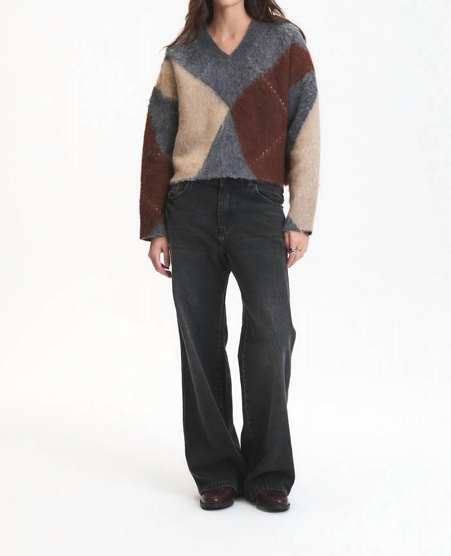 Deluc - Micah Argyle Knit Sweater