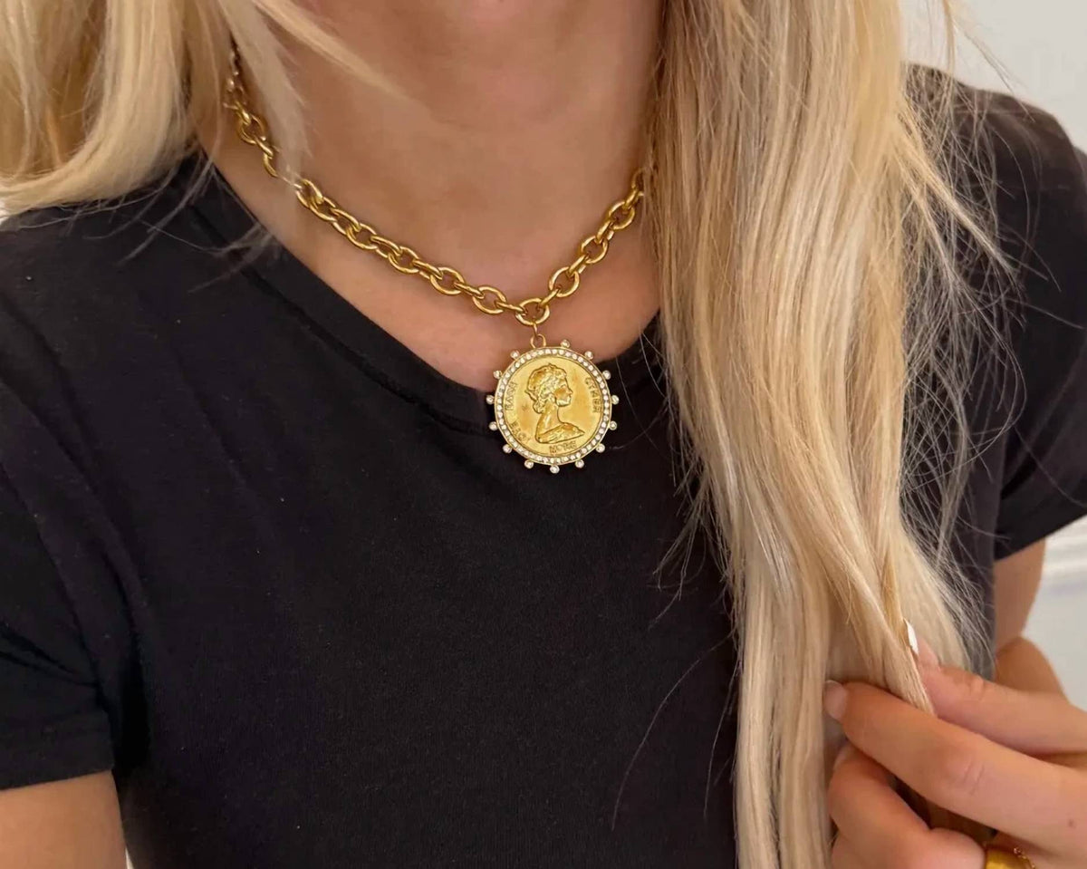 Chansuttpearls - Women's Coin Necklace