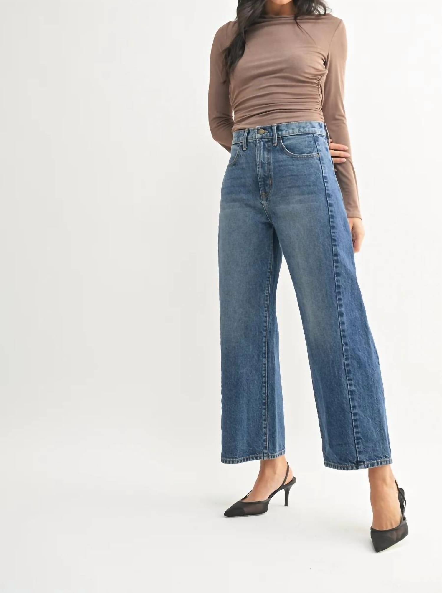 Just Black Denim - Twist Barrel Jean