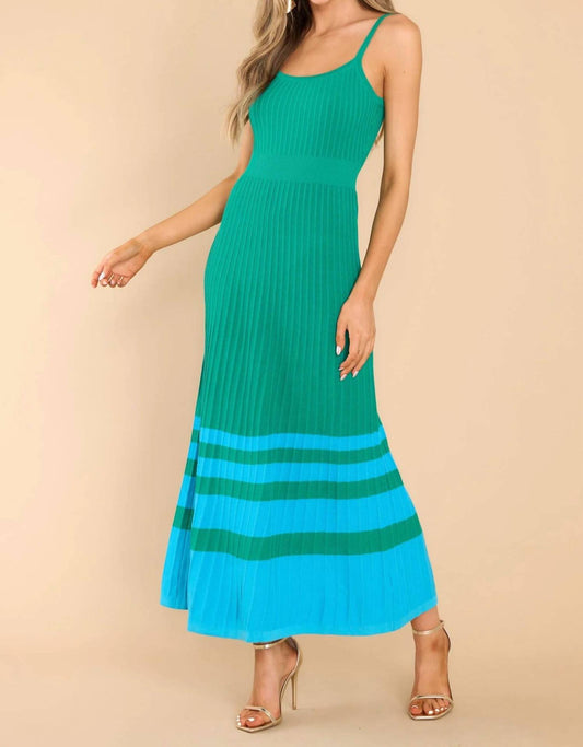 Entro - Ribbed Knit Maxi Dress
