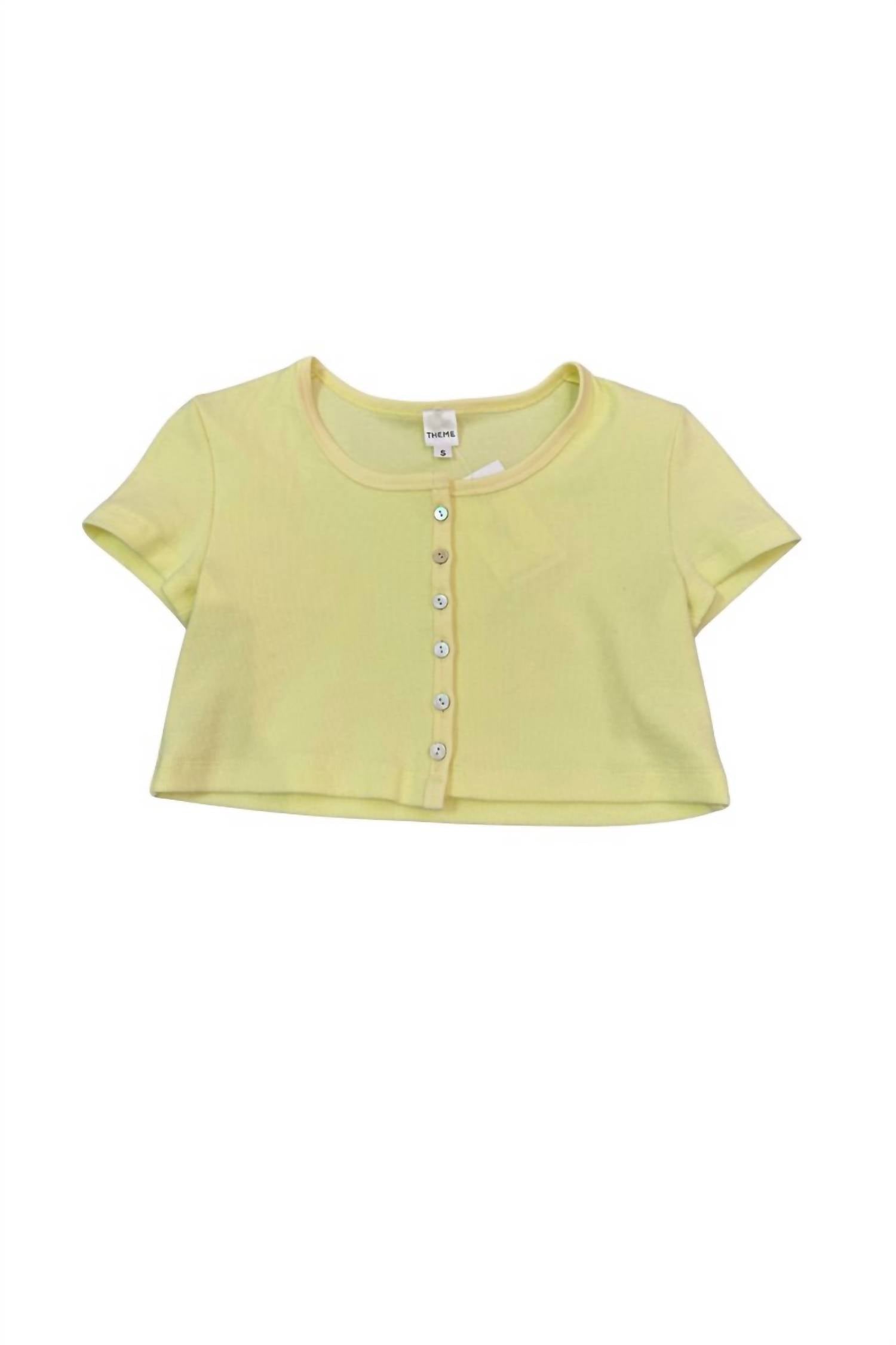 Theme - Girl's Michaela Ribbed Top