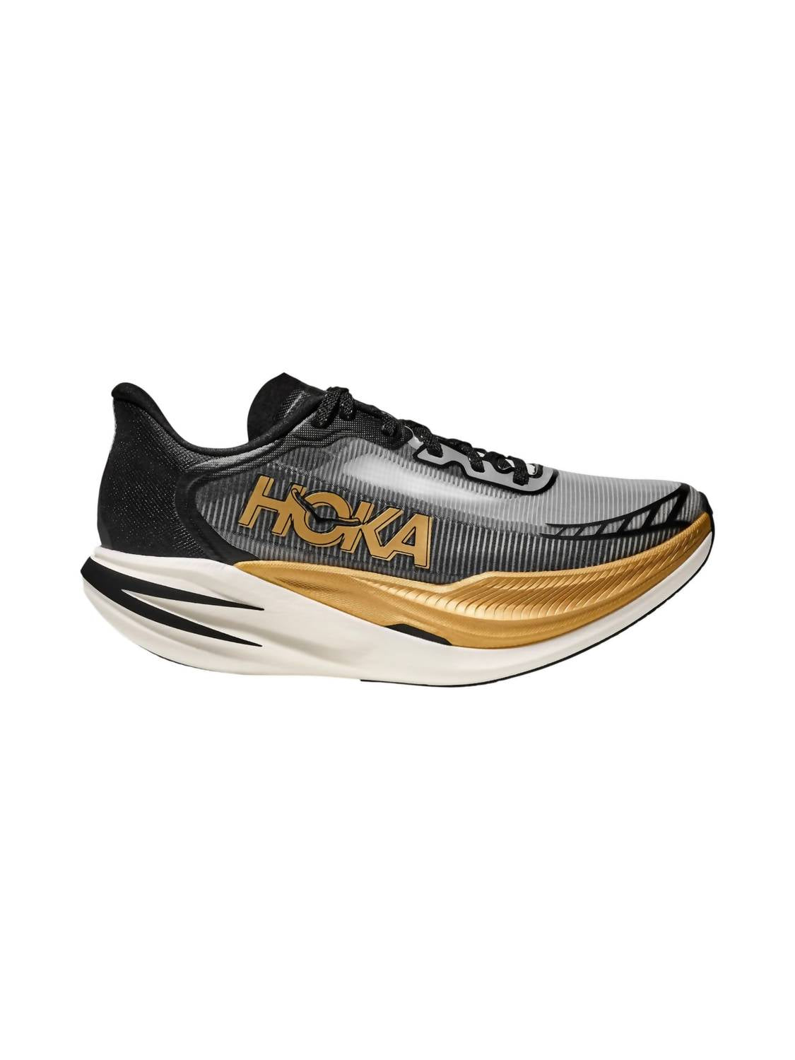 Hoka Unisex Cielo X1 2.0 Ms Shoes in black gold - men's shoe