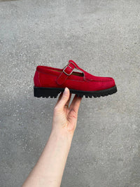 Sesa Footwear - Women's Providence Hairy Calfskin T-strap Loafer