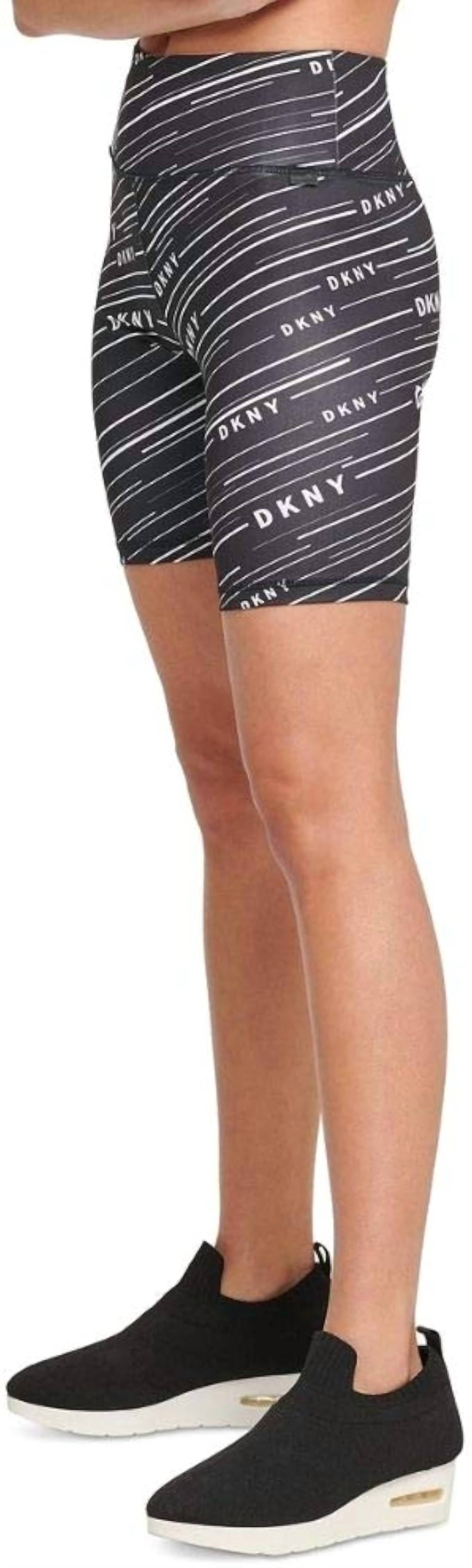 Dkny - Meterorite Print High Waist Bike Shorts