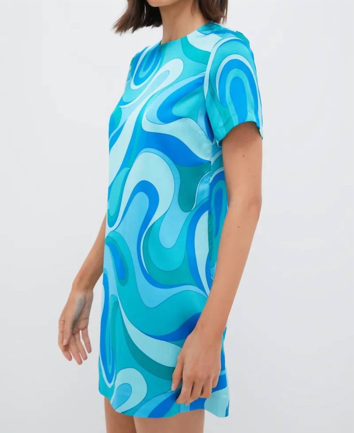 Hyacinth House - Retro Geo Duffy Mini Dress