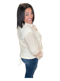 Saltwater Luxe - Sleeve Snap Front Sweater Jacket