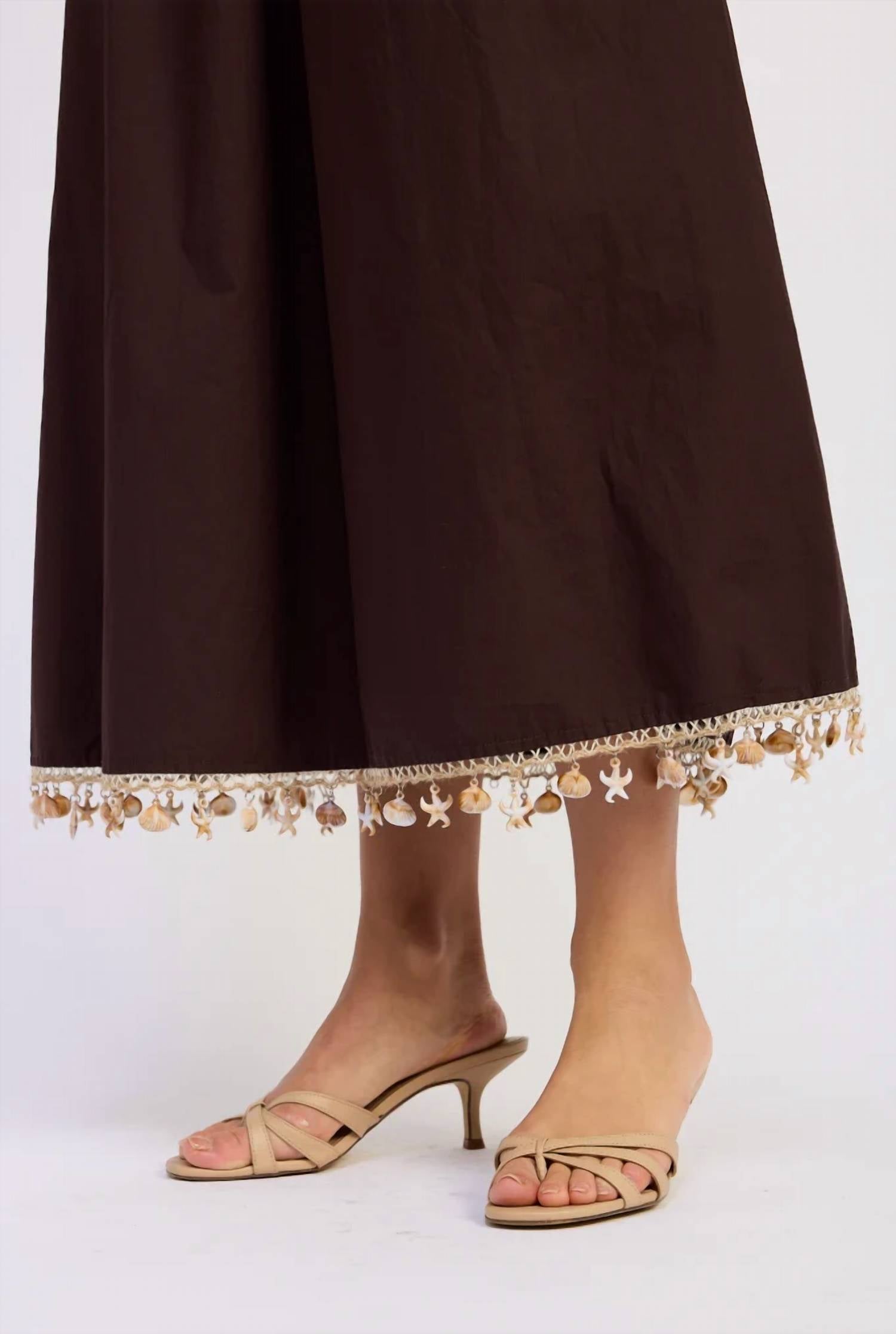 En Saison - Stella Mixed Media Maxi Dress