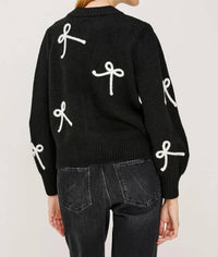 Rails Francesca Sweater in black - women's sweater - detail view