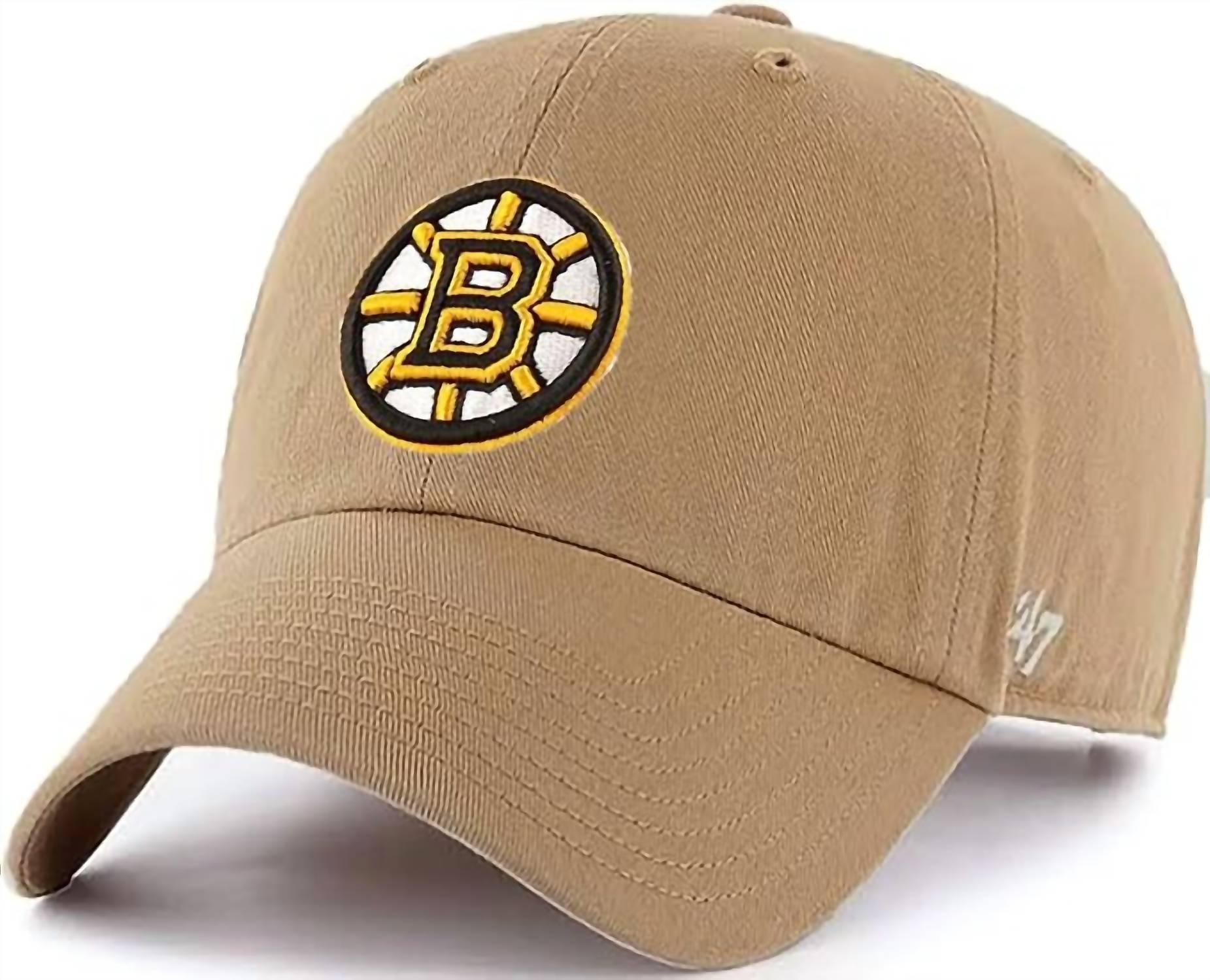 ’47 Men's Boston Bruins Clean Up Adjustable Cap in khaki - men's hat