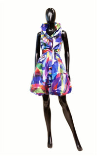 Samuel Dong - Women's Print Bubble Dress