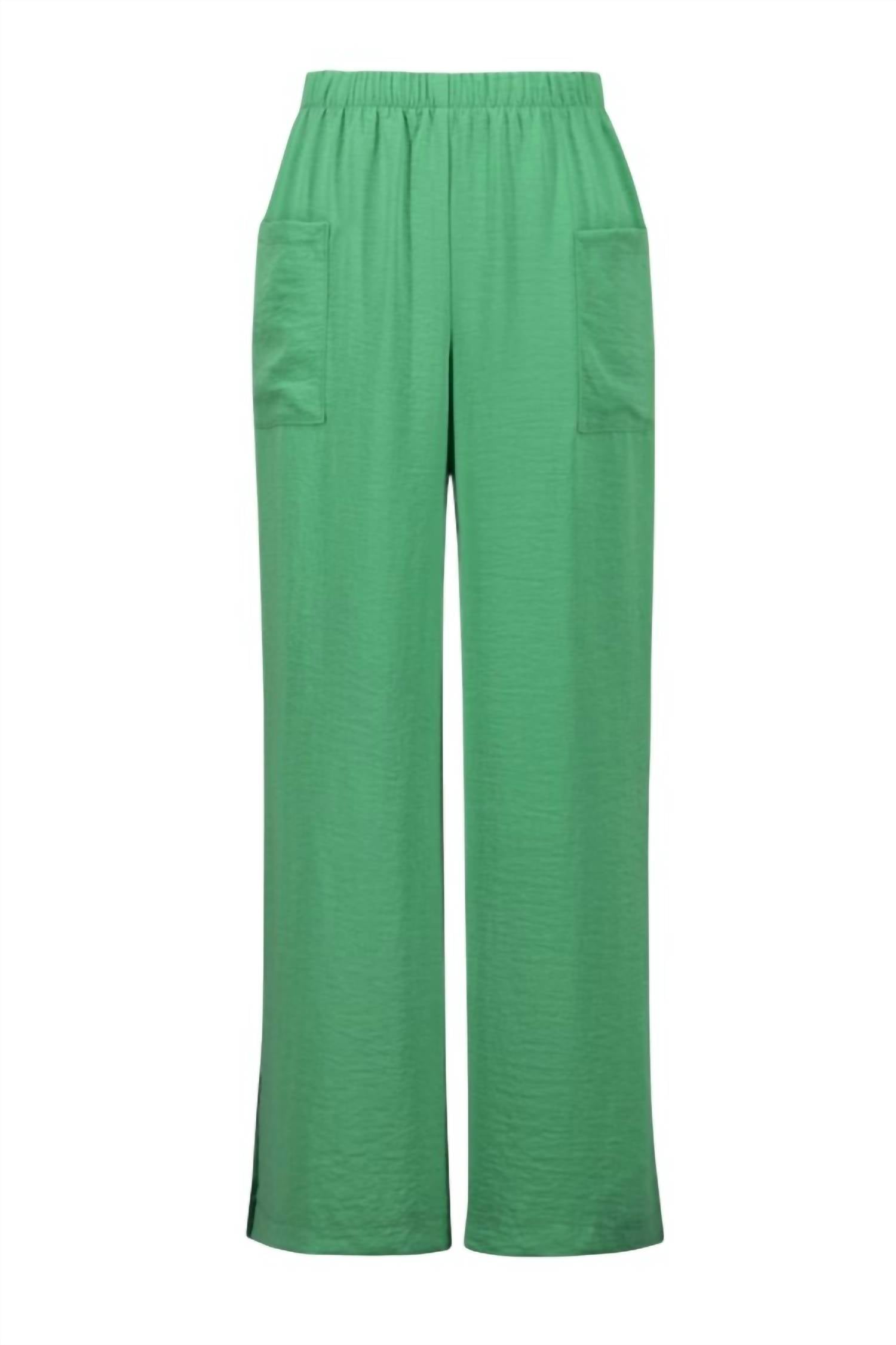 Joseph Ribkoff Matching Pant And Top Set in garden green - women's sleepwear - view 9
