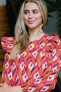 Michelle Mcdowell - Kacey Pointing Forward Top