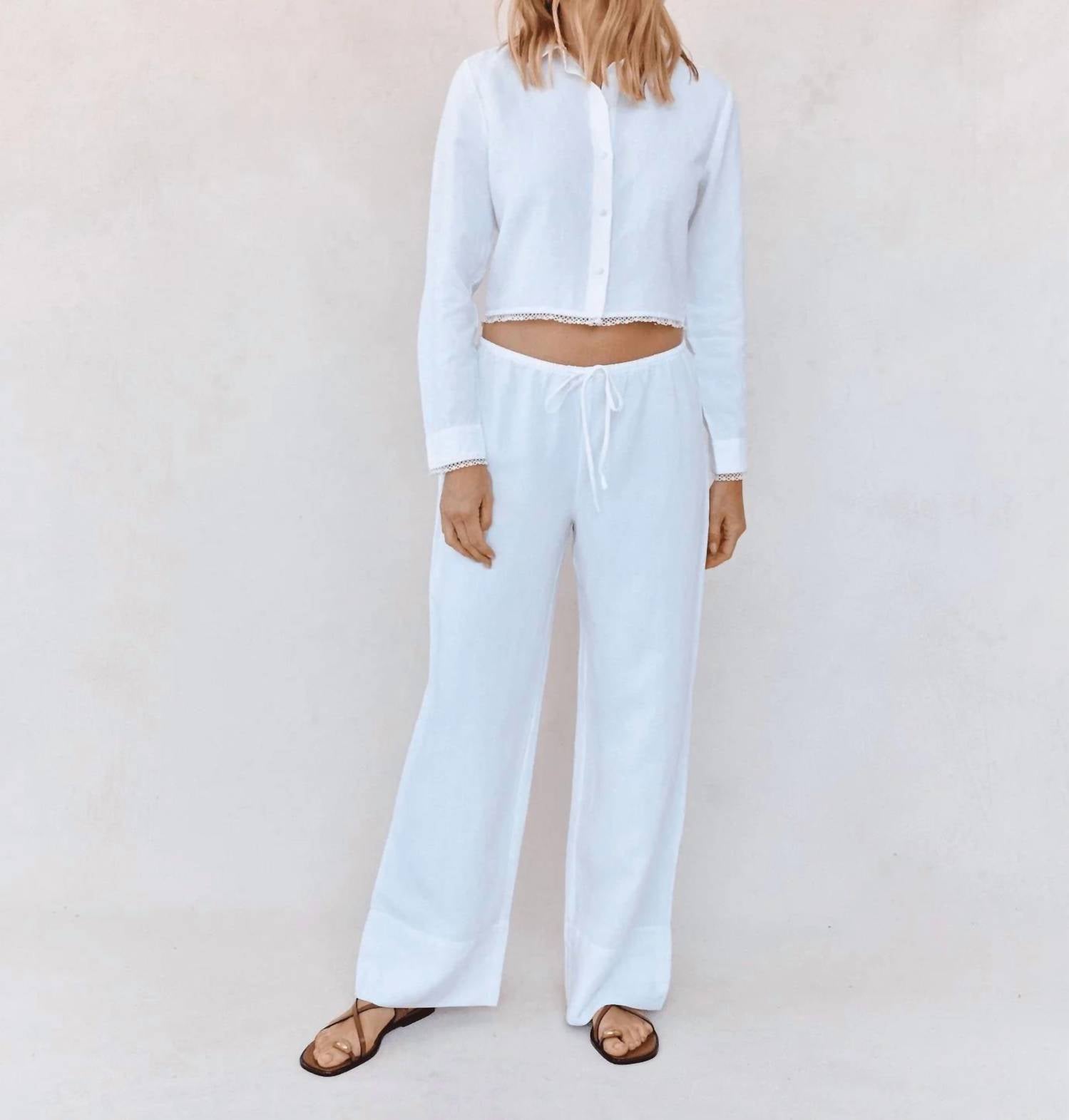 Bella Dahl - Long Sleeve Cropped Shirt