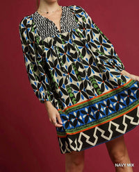 Umgee - Geo Boho Dress