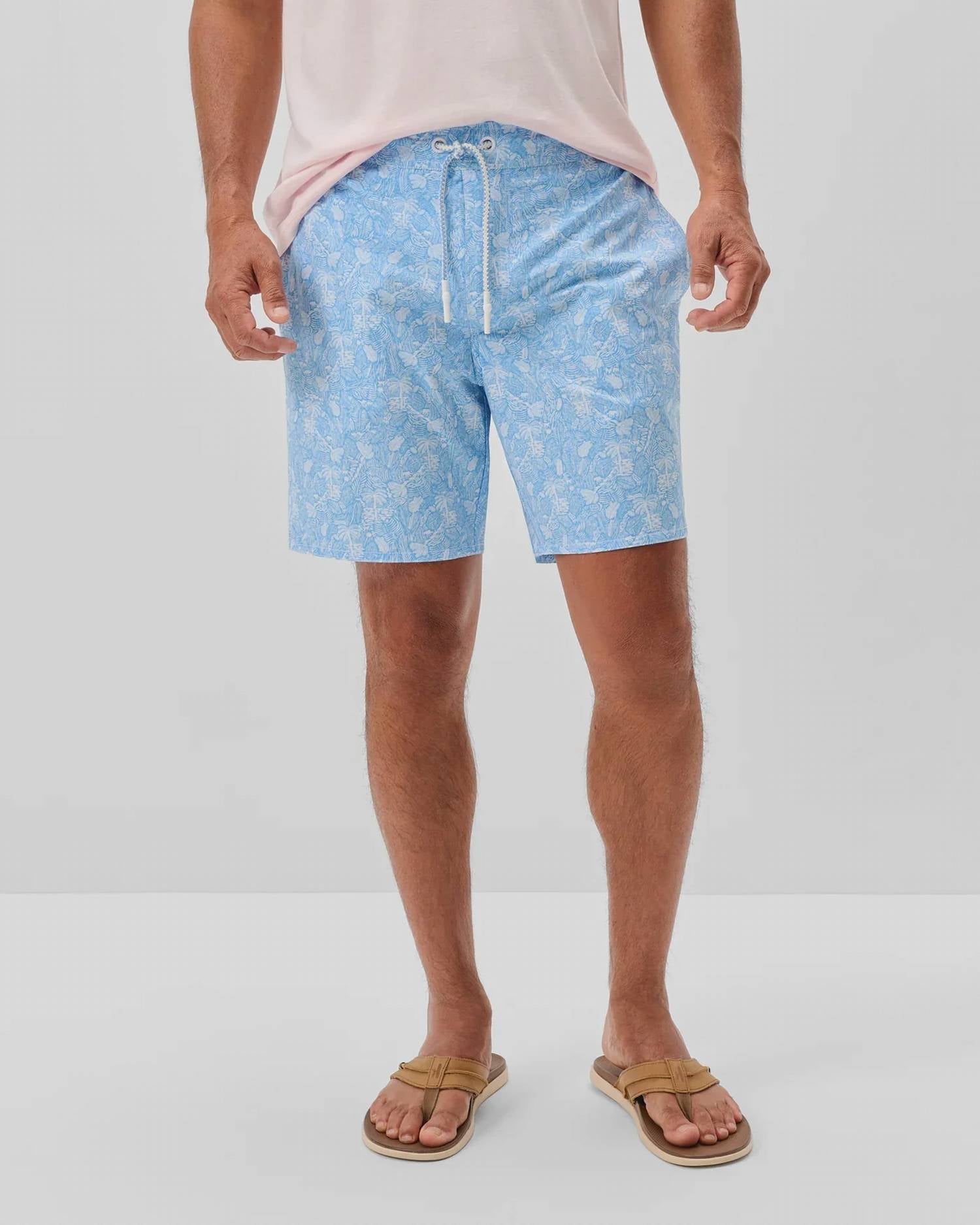 Johnnie-O - Half Elastic 7" Swim Trunks