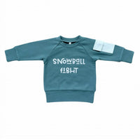 Babysprouts - Kid's Snowball Fight Raglan Sweatshirt