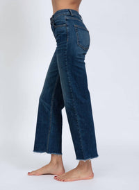 Askk Ny - Vintage-inspired Crop Wide Leg Jeans