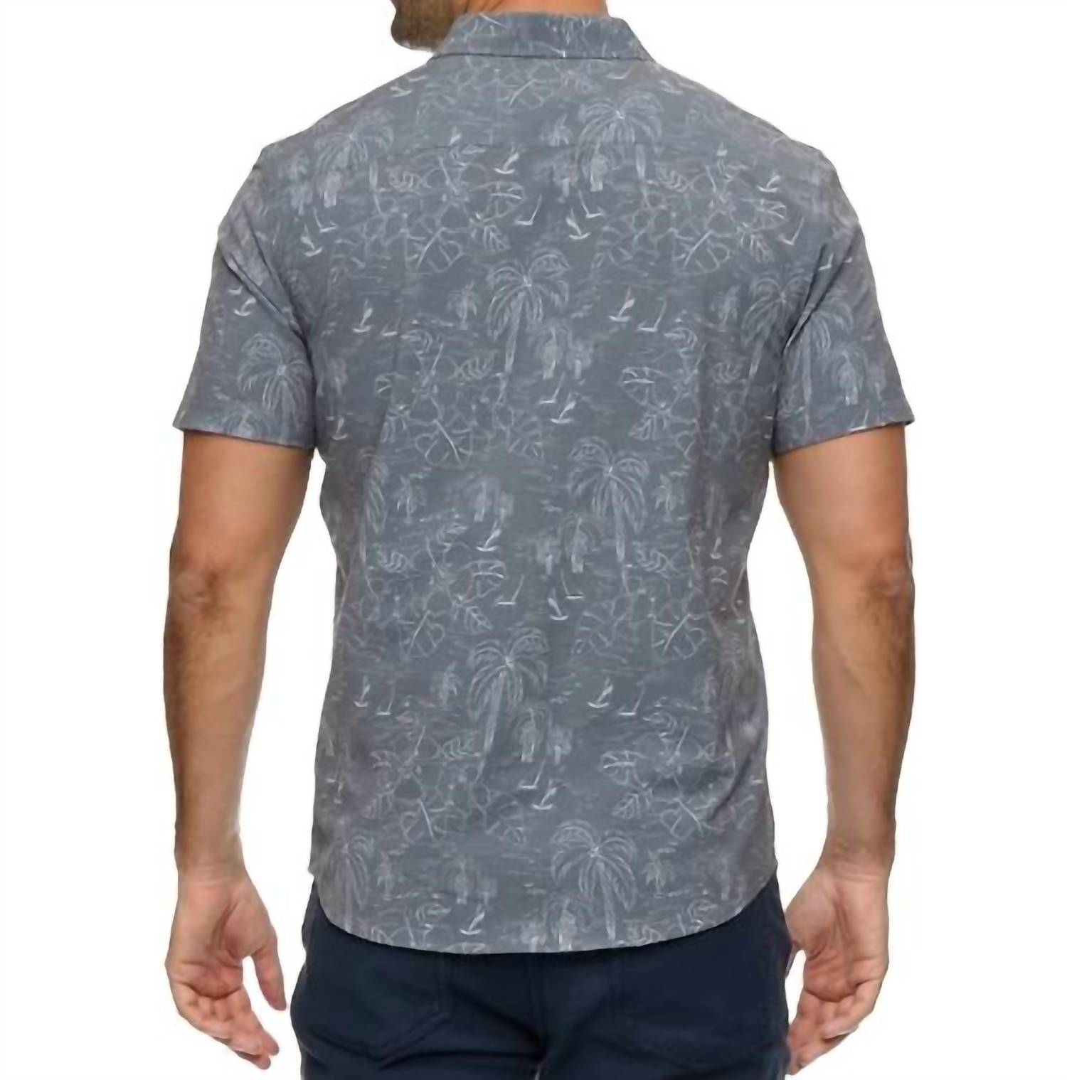 Flags & Anthem - Richfield Palm Print Performance Shirt