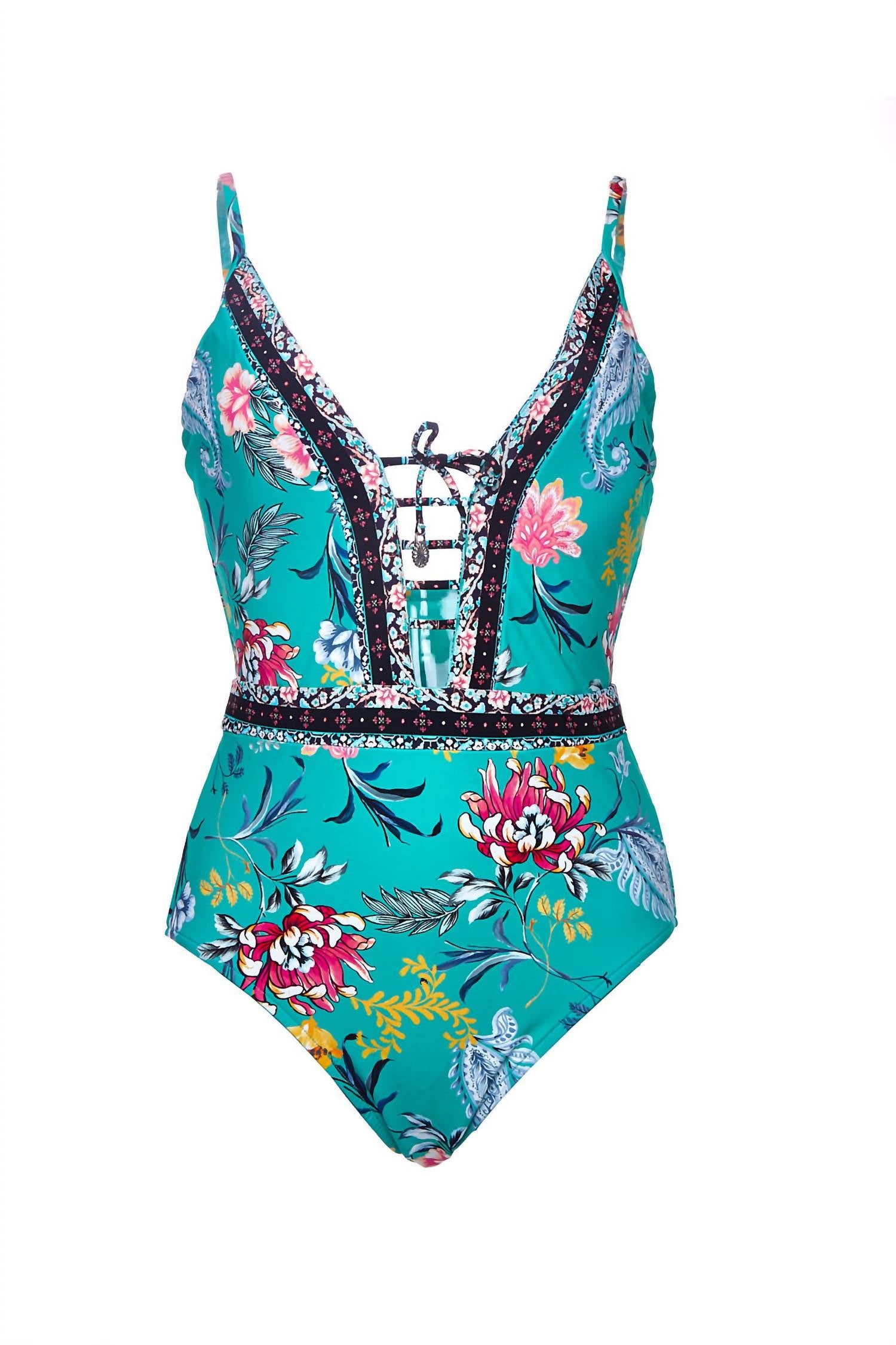 Seafolly - WATER GARDEN LACE UP ONE PIECE