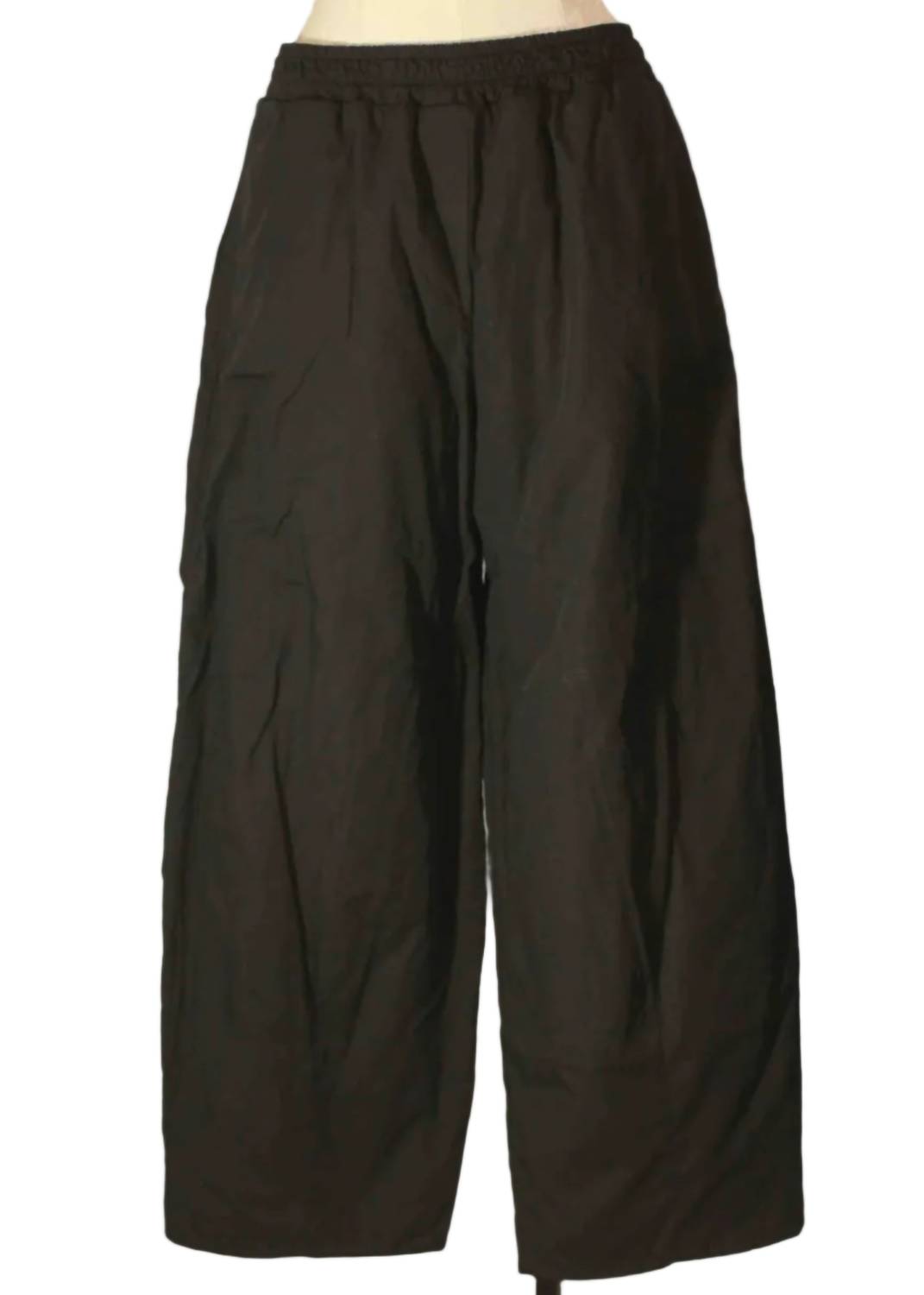 Baci - Women's Padded Cotton Elastic Waist Trouser Pant