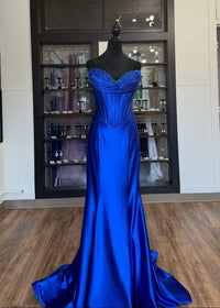 Sherri Hill - Women's Strapless Satin Dress